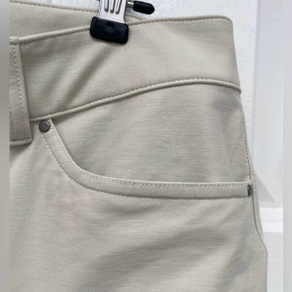 lululemon LIKE NEW City Sleek Wide Leg Pants in Ivory - Size 31